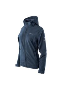 Kurtka softshell damska softshell Elbrus Melba II Wo's. Kolor: niebieski. Materiał: softshell