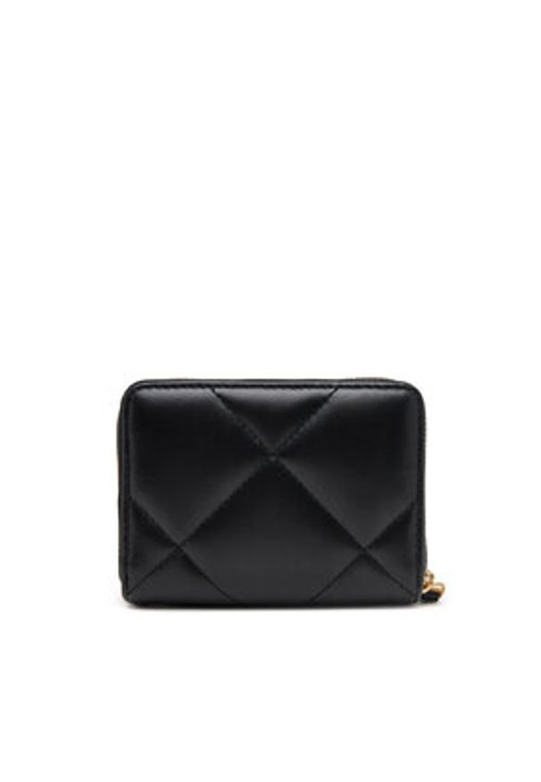 Tory Burch Mały Portfel Damski 159791 Czarny. Kolor: czarny. Materiał: skóra