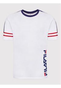 Fila T-Shirt Barstow 768989 Biały Loose Fit. Kolor: biały. Materiał: bawełna #4