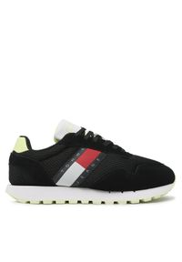 Tommy Jeans Sneakersy Retro Runner Mesh EM0EM01172 Czarny. Kolor: czarny. Materiał: materiał