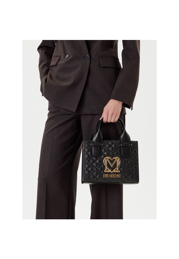 Love Moschino - Torebka LOVE MOSCHINO. Kolor: czarny