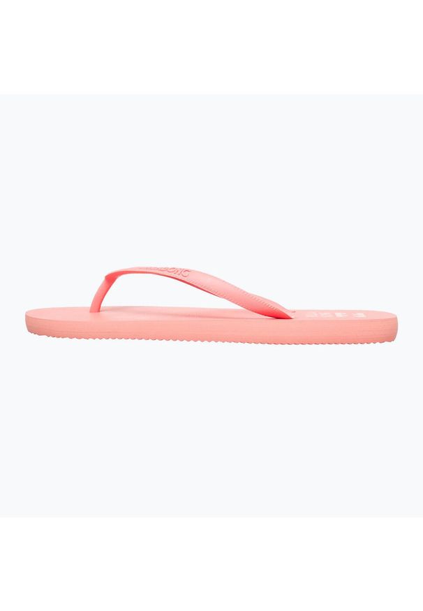 Japonki damskie Billabong Sunlight. Okazja: na plażę. Kolor: różowy. Styl: sportowy