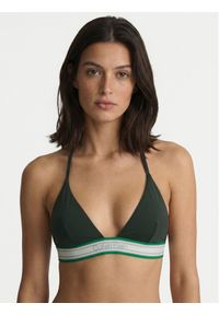 Calvin Klein Swimwear Góra od bikini LV00Q61214 Zielony ciemny. Kolor: zielony. Materiał: syntetyk #1