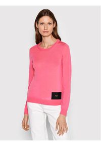 N°21 Sweter 22I N2M0 A034 9000 Różowy Regular Fit. Kolor: różowy. Materiał: wełna #1