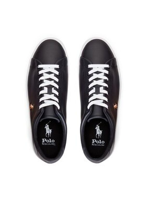 Polo Ralph Lauren Sneakersy Longwood 816884372001 Czarny. Kolor: czarny. Materiał: skóra