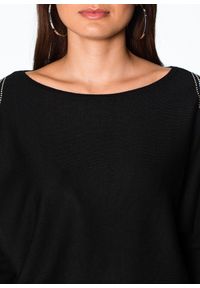 bonprix - Cienki sweter z mieszanki wiskozy. Kolor: czarny. Materiał: wiskoza #2