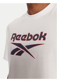 Reebok T-Shirt RK25157CCM Biały Regular Fit. Kolor: biały. Materiał: bawełna #3