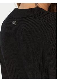 MICHAEL Michael Kors Sweter MF460YPF2G Czarny Relaxed Fit. Kolor: czarny. Materiał: wełna