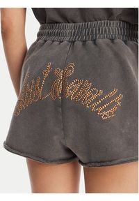 Just Cavalli Szorty sportowe 78PADE10 Czarny Loose Fit. Kolor: czarny. Materiał: bawełna