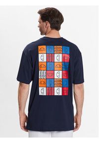 Ellesse T-Shirt Rolletto SHR17641 Granatowy Regular Fit. Kolor: niebieski. Materiał: syntetyk #3