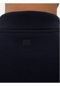 AMI PARIS Polo BFUPL001.760 Granatowy Regular Fit. Typ kołnierza: polo. Kolor: niebieski. Materiał: bawełna #3