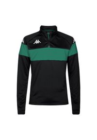 Bluza Kappa Dovare. Kolor: czarny, zielony, wielokolorowy. Sport: fitness