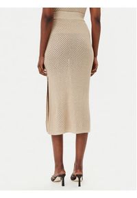Marella Spódnica ołówkowa Arak2 2513301022 Beżowy Slim Fit. Kolor: beżowy. Materiał: bawełna #5