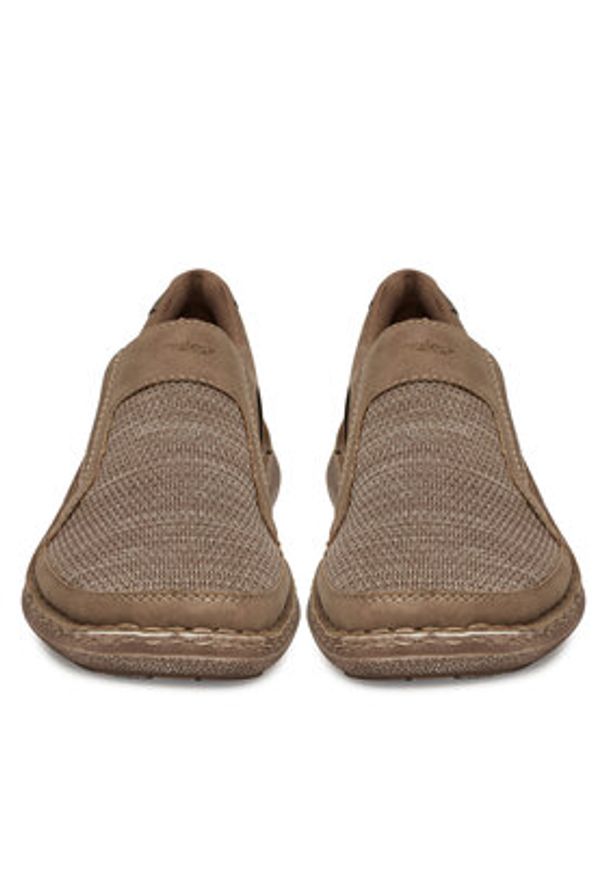 Rieker Półbuty 03087-64 Beżowy. Kolor: beżowy. Materiał: materiał