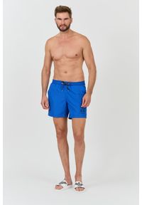 La Martina - LA MARTINA Niebieskie męskie kąpielówki, Rozmiar XXL. Kolor: niebieski. Materiał: nylon #5