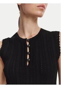 Guess Bluzka W6YR24 Z0970 Czarny Regular Fit. Kolor: czarny. Materiał: syntetyk #3