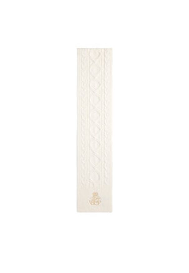 Lauren Ralph Lauren - LAUREN RALPH LAUREN Szalik 454P04467001 Écru. Materiał: materiał, poliester