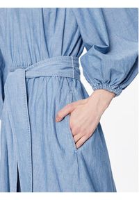 Lauren Ralph Lauren Sukienka jeansowa 250889365 Niebieski Regular Fit. Kolor: niebieski. Materiał: jeans