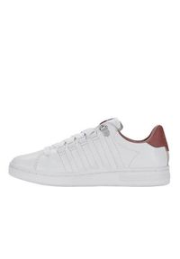 Buty do chodzenia damskie K-Swiss Lozan Ii. Zapięcie: sznurówki. Kolor: biały. Materiał: tkanina, materiał, skóra, syntetyk. Szerokość cholewki: normalna. Sport: turystyka piesza