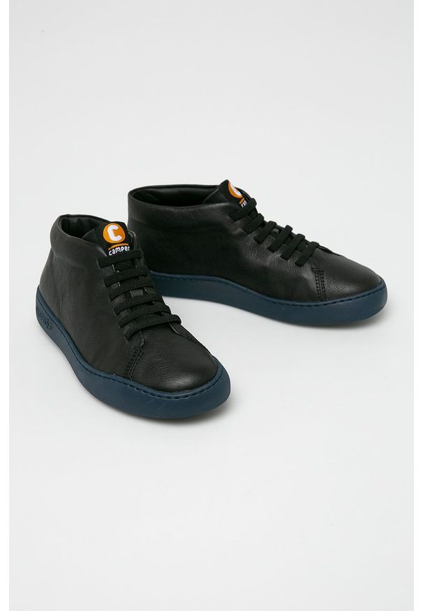 Camper - Buty. Zapięcie: sznurówki. Kolor: czarny