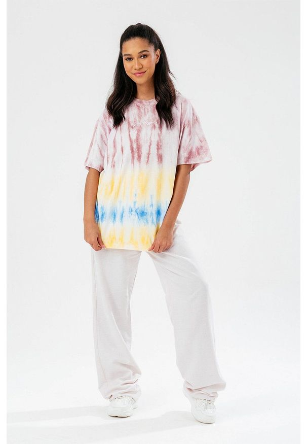 Hype t-shirt bawełniany kolor różowy. Kolor: różowy. Materiał: bawełna