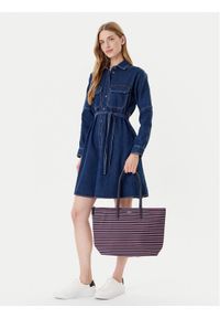 Lacoste Torebka NF4939SJ Granatowy. Kolor: niebieski. Materiał: skórzane #1