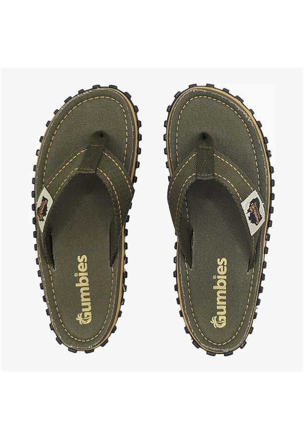 Gumbies - Japonki GUMBIES ISLANDER FLIP-FLOPS UNISEX. Kolor: zielony. Sport: pływanie