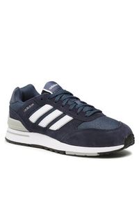 Adidas - adidas Sneakersy Run 80s GV7303 Granatowy. Kolor: niebieski. Materiał: skóra. Sport: bieganie #5