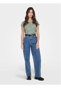 only - ONLY Bluzka Vic 15161116 Zielony Regular Fit. Kolor: zielony. Materiał: syntetyk