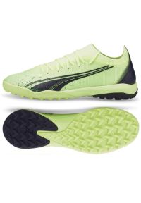 Buty piłkarskie Puma Ultra Match Tt M 106903 01 żółte zielone. Zapięcie: sznurówki. Kolor: żółty. Materiał: syntetyk, guma. Sport: piłka nożna #2