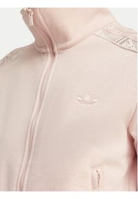Adidas - adidas Bluza Firebird Lace KC6450 Różowy Slim Fit. Kolor: różowy. Materiał: syntetyk #5