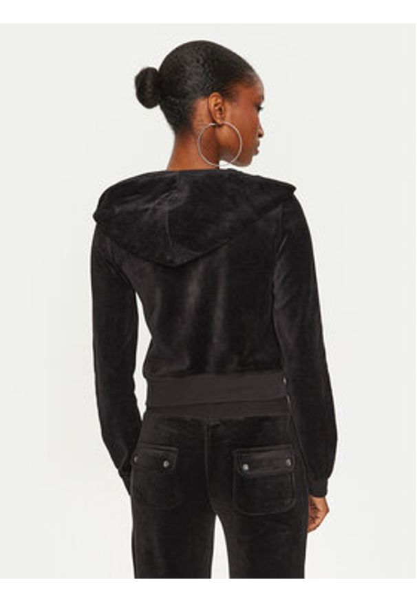 Juicy Couture Bluza Robyn JCSEBJ007 Czarny Slim Fit. Kolor: czarny. Materiał: syntetyk