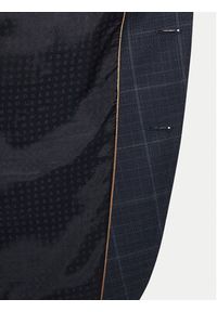 BOSS Garnitur H-Huge 50518097 Granatowy Slim Fit. Kolor: niebieski. Materiał: wełna #6