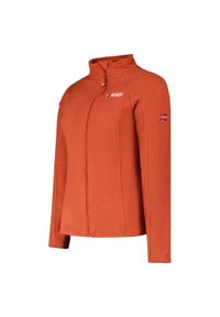 Polar damski pomarańczowy ciepły Geographical Norway TUG FZ RUSTY DB LADY 235. Kolor: pomarańczowy. Materiał: polar. Sport: turystyka piesza #1
