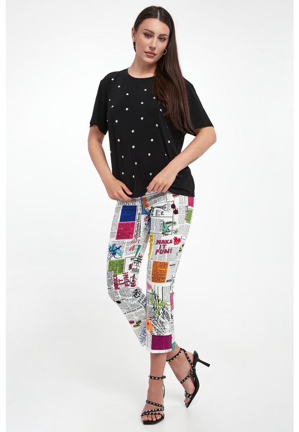 Joseph Ribkoff - Bluzka damska z dżetami JOSEPH RIBKOFF