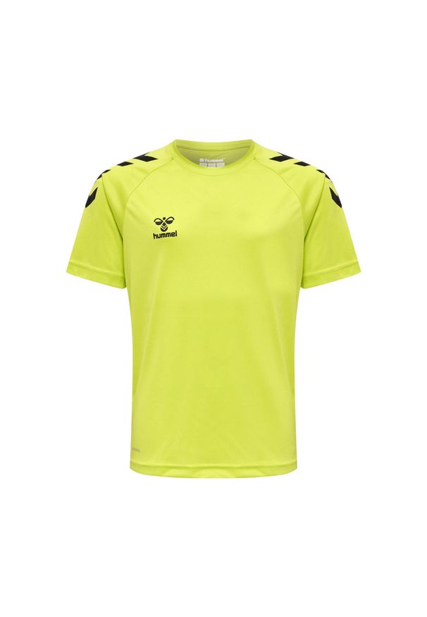 Koszulka dziecięca Hummel hmlCore. Kolor: żółty, wielokolorowy, zielony. Materiał: poliester, materiał. Sport: piłka ręczna