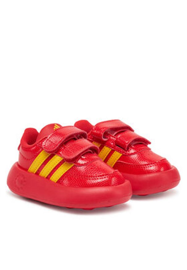 Adidas - adidas Sneakersy Disney Breaknet 2.0 JH9235 Czerwony. Kolor: czerwony. Materiał: skóra. Wzór: motyw z bajki