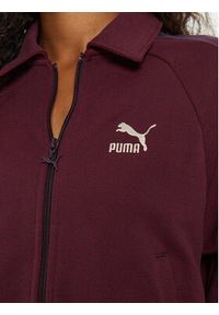 Puma Bluza T7 626797 Fioletowy Relaxed Fit. Kolor: fioletowy. Materiał: bawełna