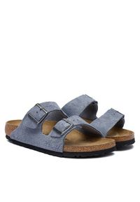 Birkenstock Klapki Arizona 1032694 Niebieski. Kolor: niebieski. Materiał: zamsz, skóra #5