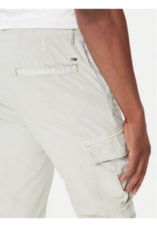 Tommy Jeans Joggery Austin DM0DM21791 Zielony Slim Fit. Kolor: zielony. Materiał: bawełna