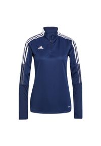 Adidas - Bluza damska adidas Tiro 21 Training Top granatowa. Kolor: niebieski