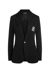 Polo Ralph Lauren Marynarka Blz 211795348001 Czarny Slim Fit. Typ kołnierza: polo. Kolor: czarny. Materiał: bawełna #5