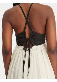 Eleh Sukienka letnia SS260018 Biały Regular Fit. Kolor: biały. Materiał: syntetyk. Sezon: lato #5