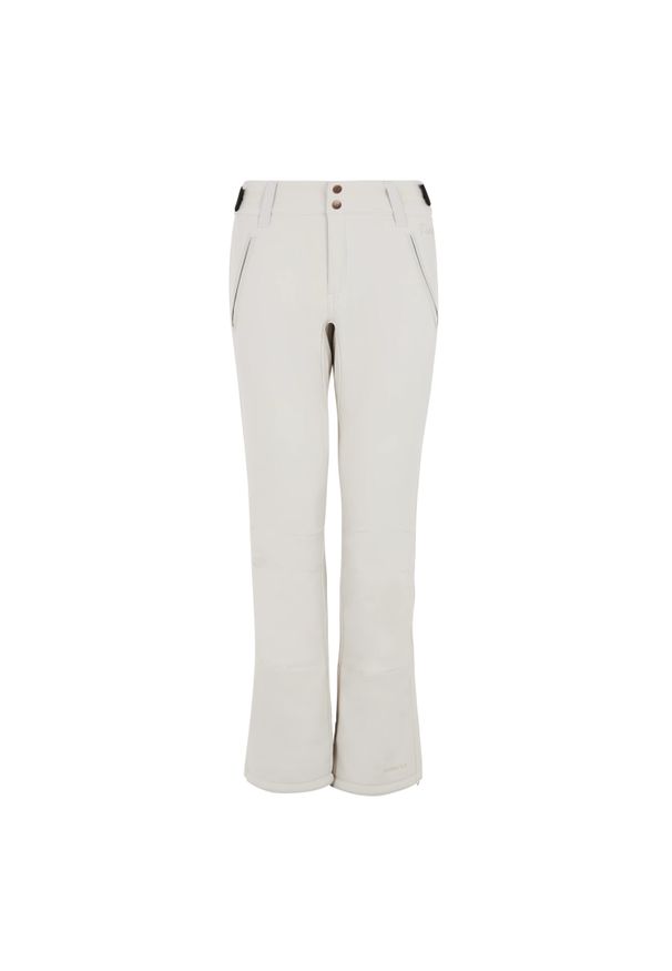 Spodnie narciarskie dla kobiet Protest Lole Softshell. Kolor: biały. Materiał: softshell. Sezon: zima. Sport: narciarstwo