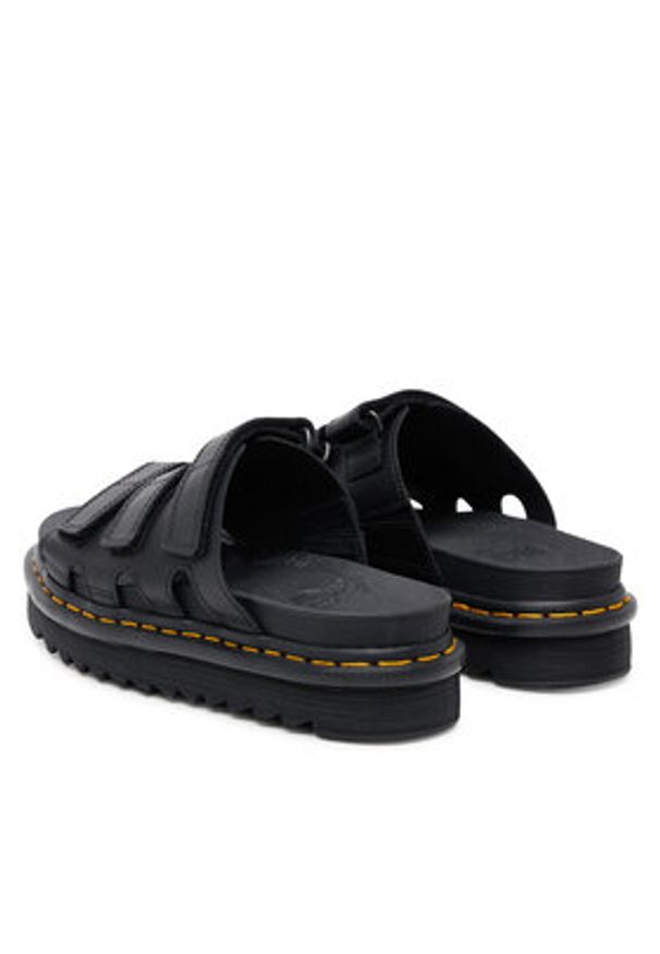 Dr. Martens Klapki Raine DM40522001 Czarny. Kolor: czarny. Materiał: skóra