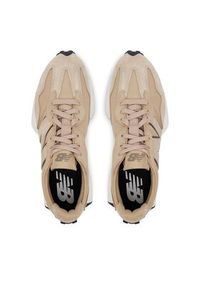 New Balance Sneakersy U327SWD Brązowy. Kolor: brązowy. Materiał: skóra, zamsz #4