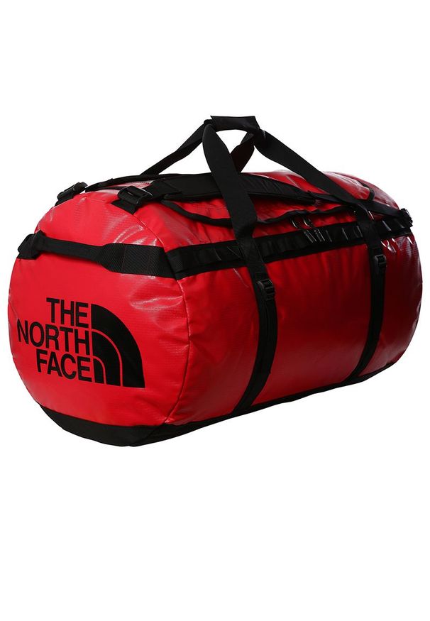 Torba The North Face Base Camp Duffel XL 0A52SC54A1 - czerwona. Kolor: czerwony. Materiał: nylon. Wzór: paski