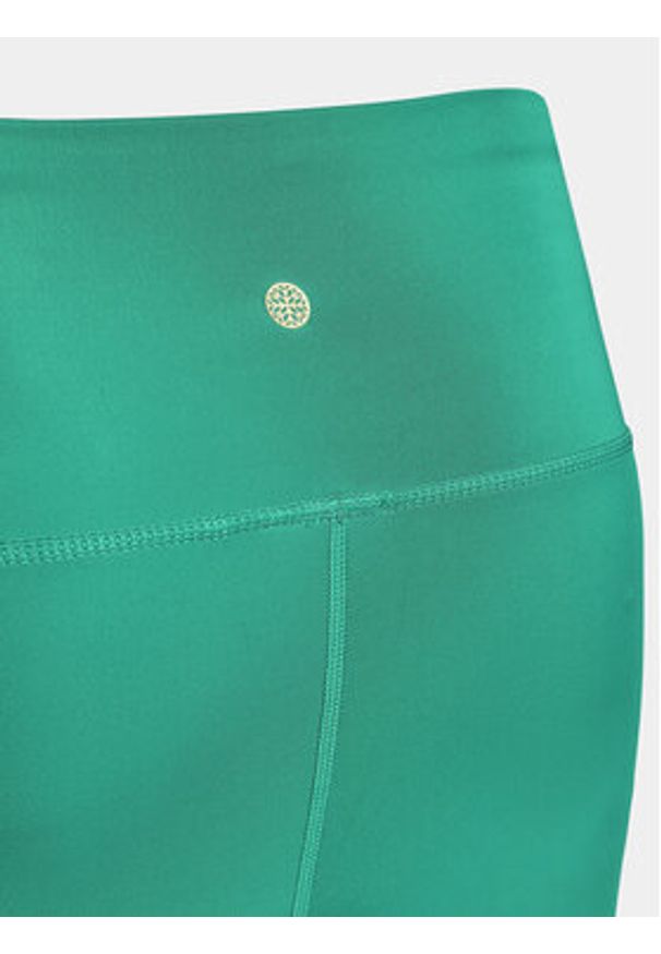 Athlecia Legginsy Franz W Tights EA181388 Zielony Regular Fit. Kolor: zielony. Materiał: syntetyk