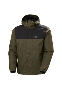 Kurtka wodoodporna z kapturem Helly Hansen Vancouver Fleece Lined. Typ kołnierza: kaptur. Kolor: zielony. Materiał: polar #1