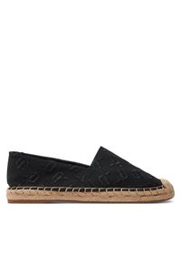 Karl Lagerfeld - KARL LAGERFELD Espadryle KL80124A Czarny. Kolor: czarny. Materiał: materiał